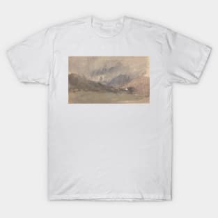 Capel Curig, Caernarvonshire, Wales by David Cox T-Shirt